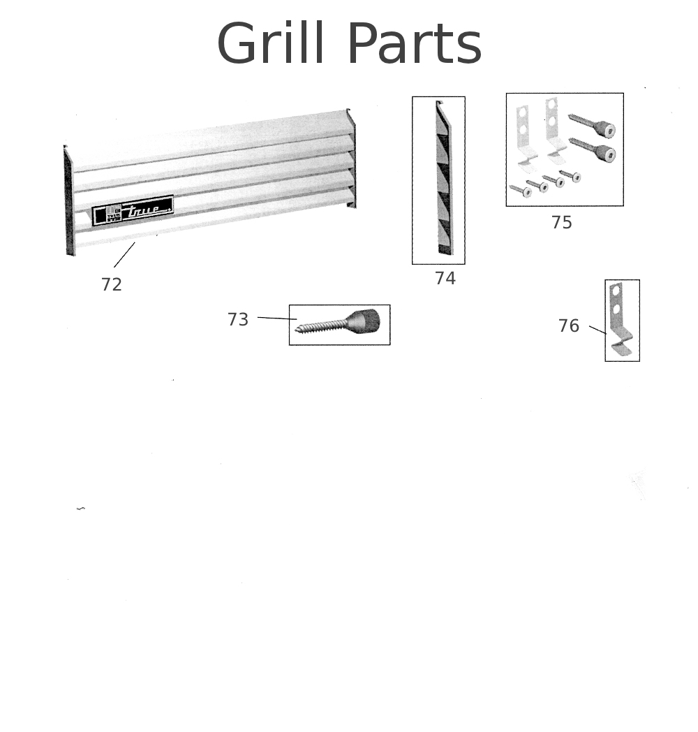 GDM Slide Door Grill Parts